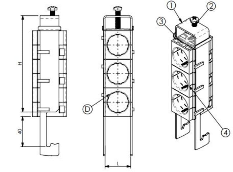 sRF A4/3X1/2" (61 1551 0312)