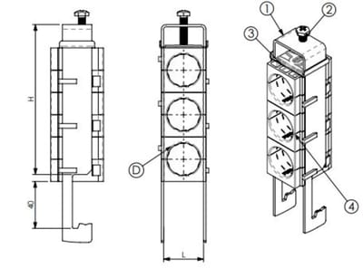 sRF A4/3X1/2" (61 1551 0312)