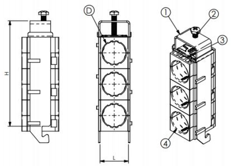 sRF C/2X7/8" (61 1554 0278)