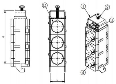 sRF C/2X7/8" (61 1554 0278)