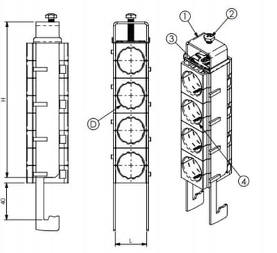 sRF A4/4X1/2" (61 1551 1412)