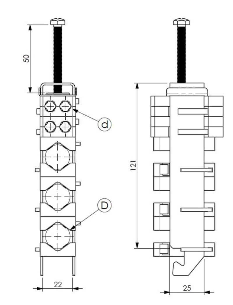 OX C 3X22 + SAT 2X8/2 (60 1514 3308.01)