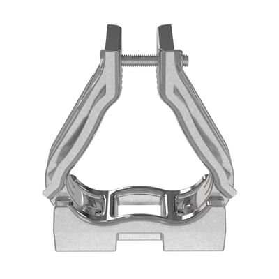 Cable clips, Alu, 3-Cables Ø43-47mm