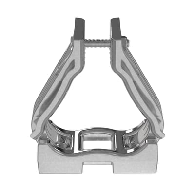 Cable clips, Alu, 3-Cables Ø46-51mm