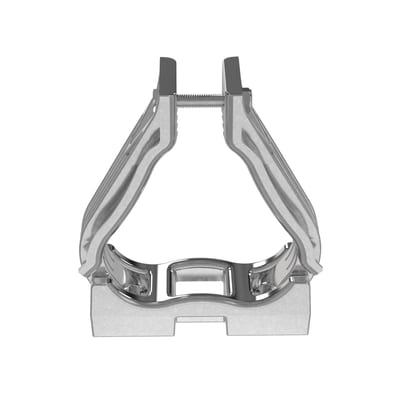 Cable clips, Alu, 3-Cables Ø50-56mm