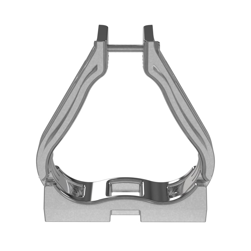 Cable clips, Alu, 3-Cables Ø66-75mm (Cable Cleats CCALTR6675-X)