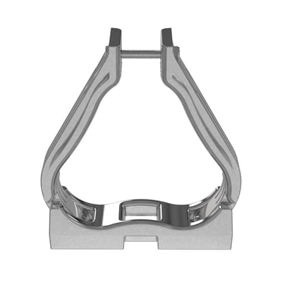 Cable clips, Alu, 3-Cables Ø66-75mm