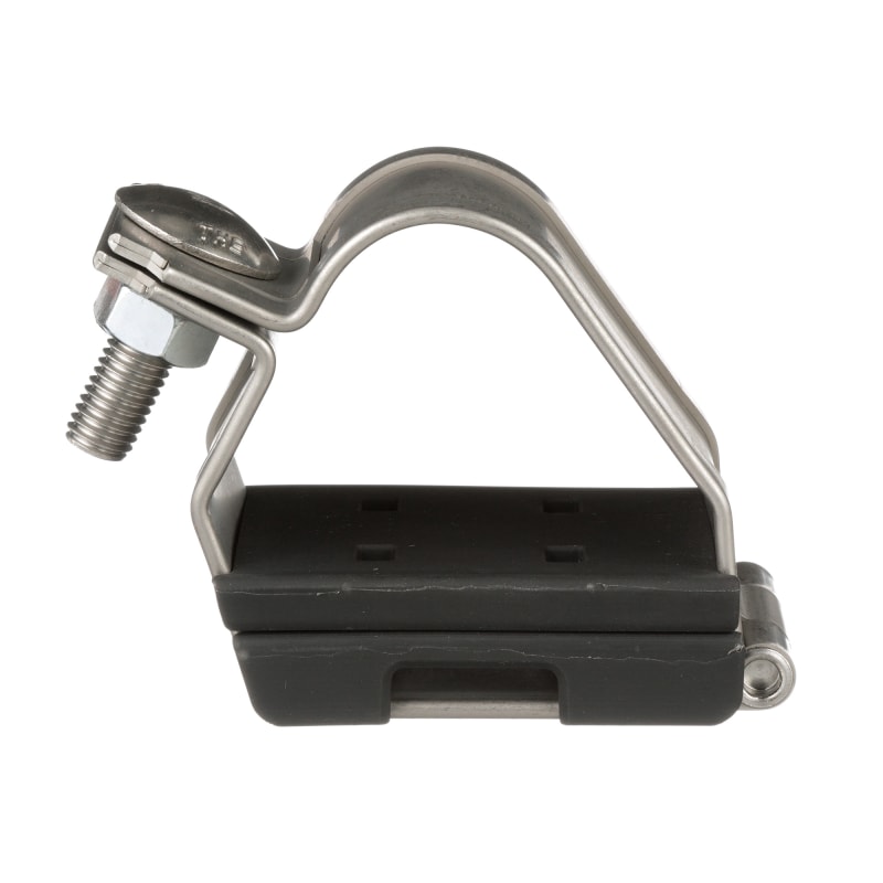 Cable clips,SS316/L,3-Cables Ø62-69mm (Cable Cleats CCSSTR6269-X)