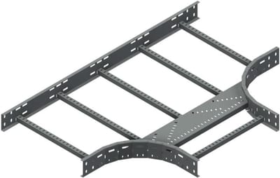Øglænd System LOE100 Tee, 600/600 mm, R300, Hot-Dip Galvanised