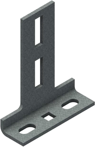Øglænd System LOE Intermediate Bracket, 120 mm, Hot-Dip Galvanised