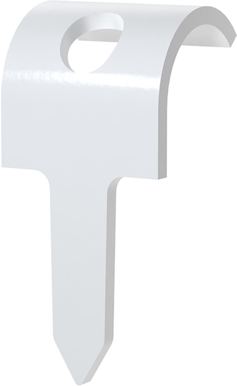 Cable clips tre round TP-R-12 White