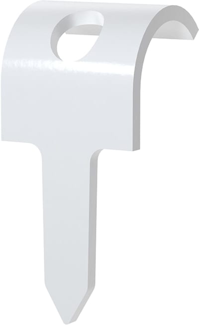 Cable clips tre round TP-R-12 White
