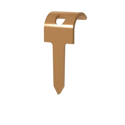 Cable clips tre round TP-R-16 Lys brown (TP-R-16 LYS BROWN)