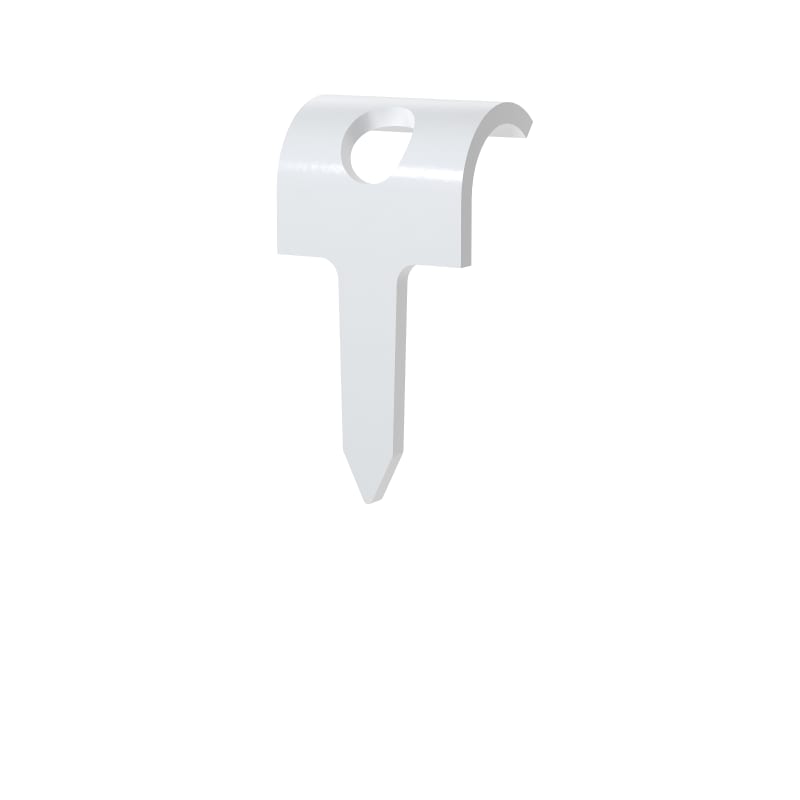 Cable clips tre round TP-B-12 White
