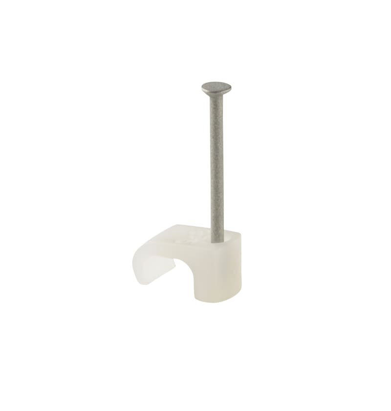 Plastic Clamp nail oval C 3X5 Natural (1305147)