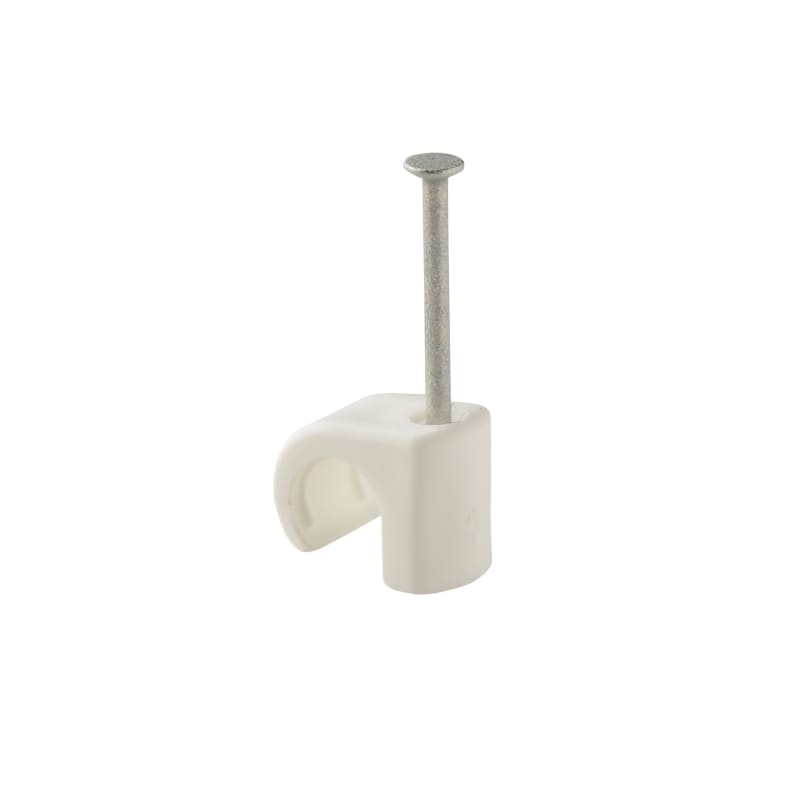Plastic Clamp nail C 5-7 White (1305153)