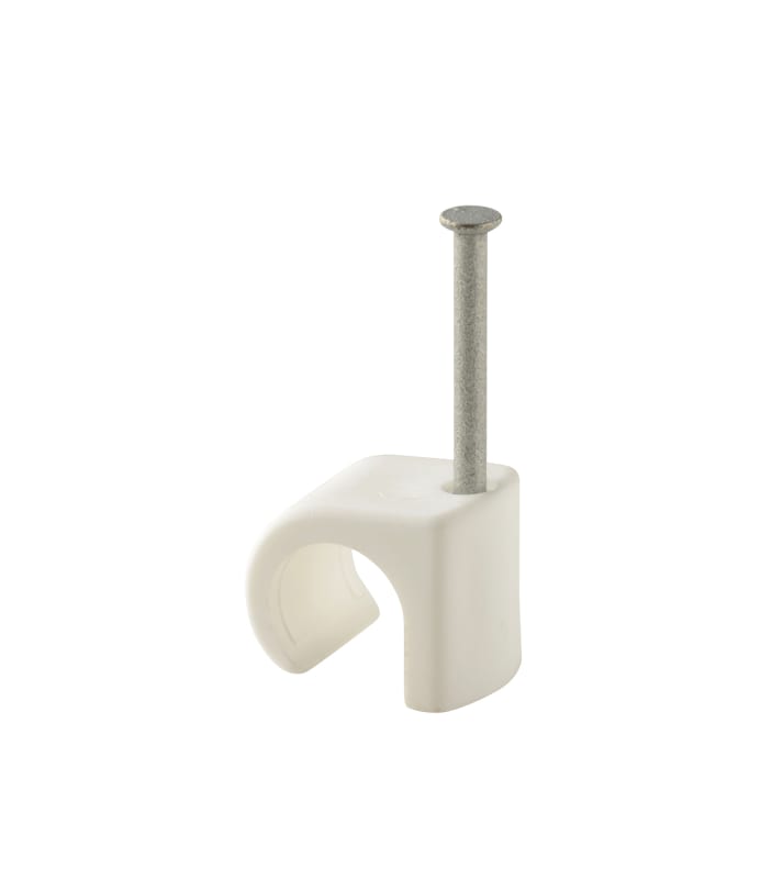 PLASTIC CLAMP nail C 10-14 White (1305156)