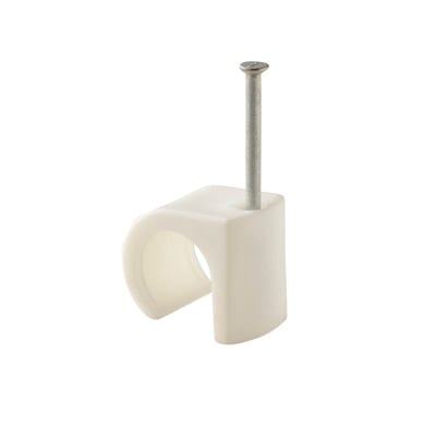 PLASTIC CLAMP nail C 14-20 White