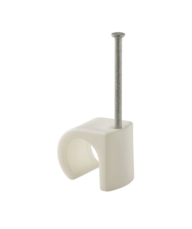 Plastic Clamp nail 45mm C14-20 White (1305158)