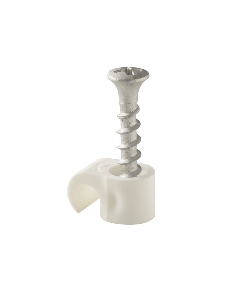 Plastic Clamp screw SC 7-10 White (1305162)