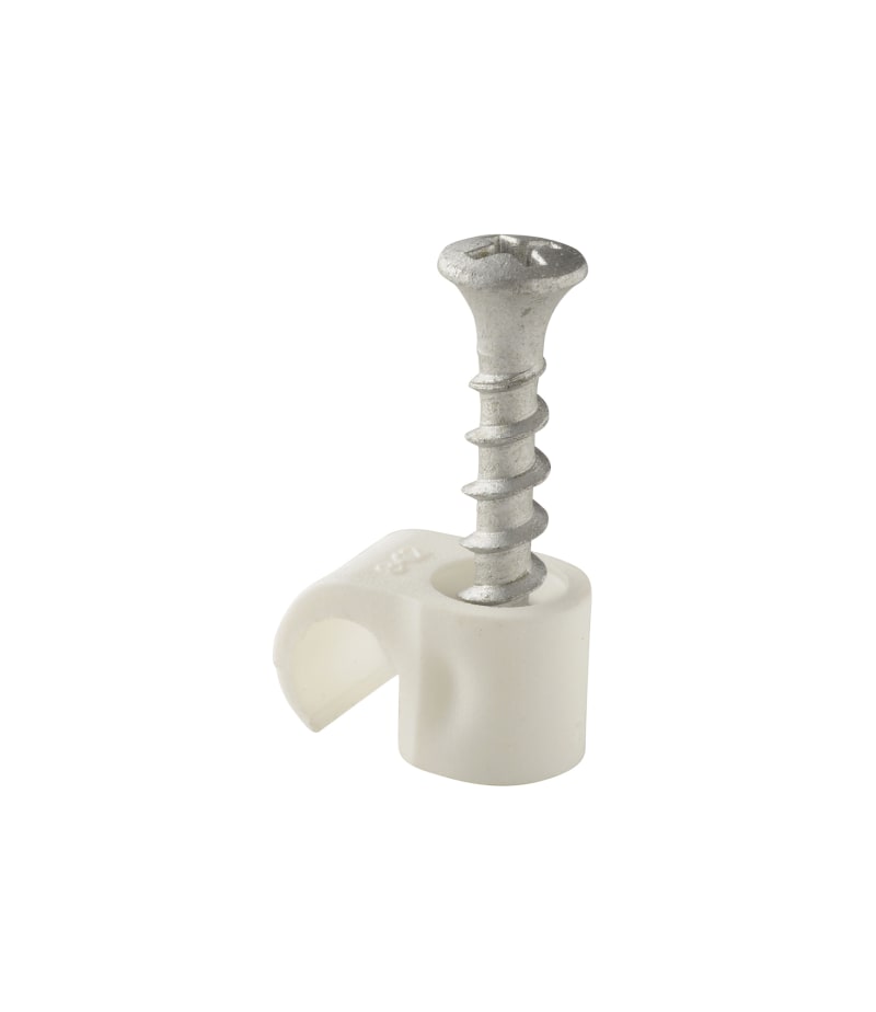Plastic Clamp screw SC 8-12 White (1305163)