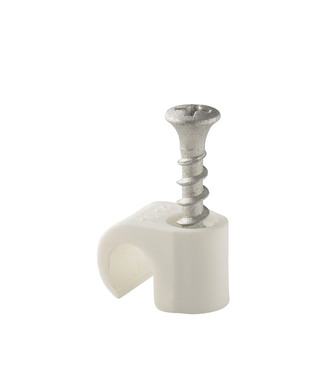 Plastic Clamp screw SC 10-14 White (1305164)