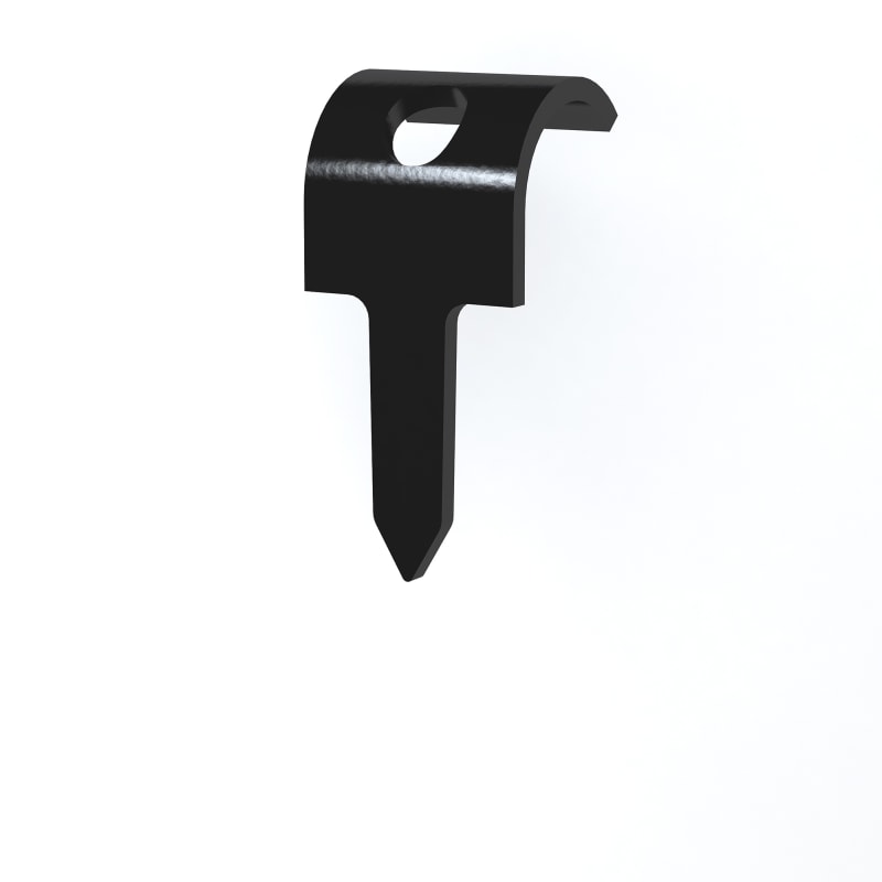 Cable clips tre round TP-R-12 Black (1305193)