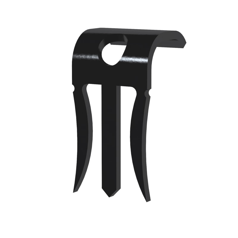 Gypsum clip round G-O-13 Black (1305195)