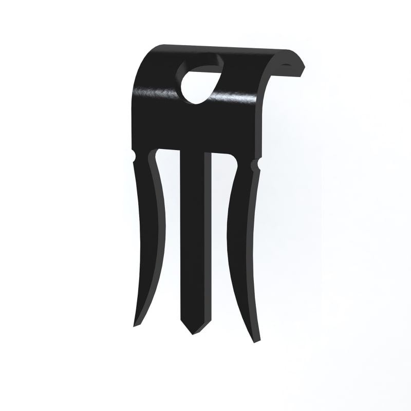 Gypsum clip round G-B-13 Black (1305197)
