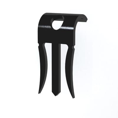 Gypsum clip round G-B-13 Black