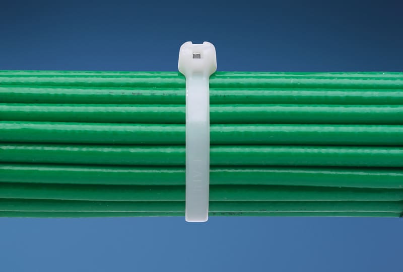Cable tie, plastic, with steel lock (BT2S-M)
