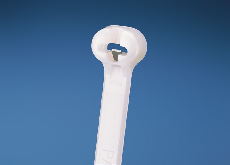 Cable tie, plastic, with steel lock (BT4LH-TL)