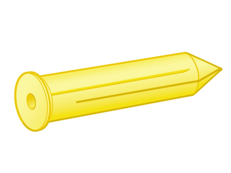 Clip Plug Yellow A-100 (50128)