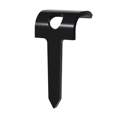 Cable clips tre oval TP-O-16 black 100PK