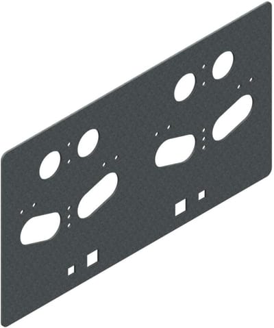 Øglænd System SPB Equipment Bracket, 254 mm, Hot-Dip Galvanised
