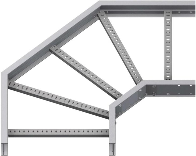 Øglænd System FOE-100 Bend 90°, 600 mm, R300, GRP (FRP)