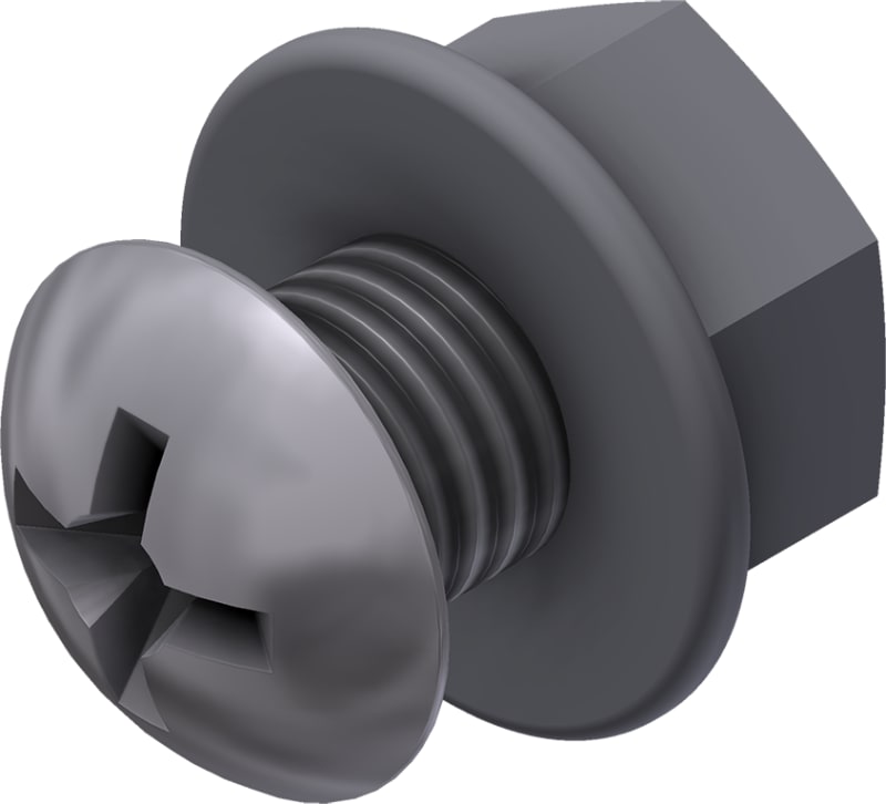 Øglænd System S-M Nut, M10, Stainless Steel