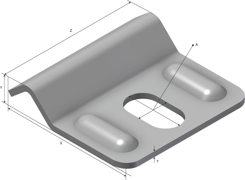 Øglænd System Fixing Clamp, M10, Stainless Steel