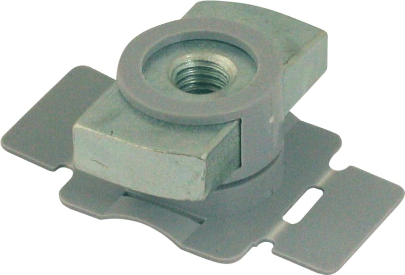 Walraven BIS Strut Slide Nut M10, Zinc-Plated, Plastic Click-Mount (6518610)