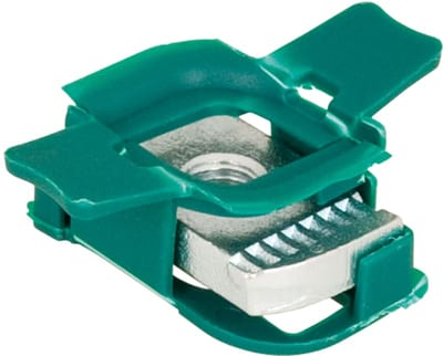 Walraven BIS Strut Slide Nut M6, Zinc-Plated, Plastic Click-Mount