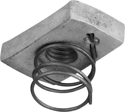 Walraven BIS Strut Slide Nut M10, Hot-Dip Galvanised, with Spring, 13 mm
