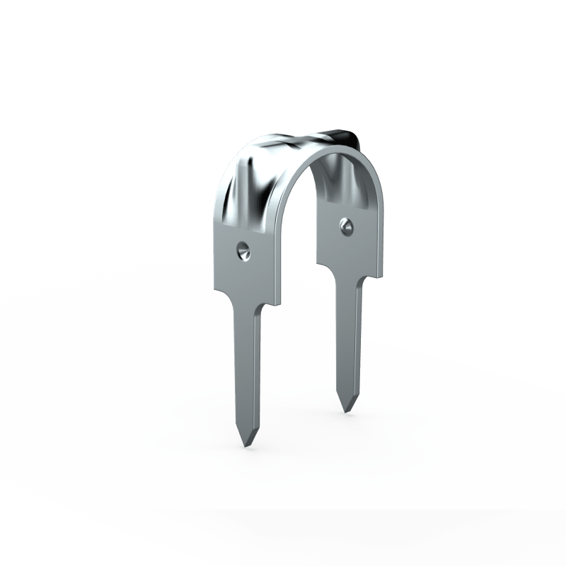 Letti Two-Pin Conduit Clamp 20-2B/20 ES K for 20 mm Conduit, Zinc-Plated, XL Box of 200
