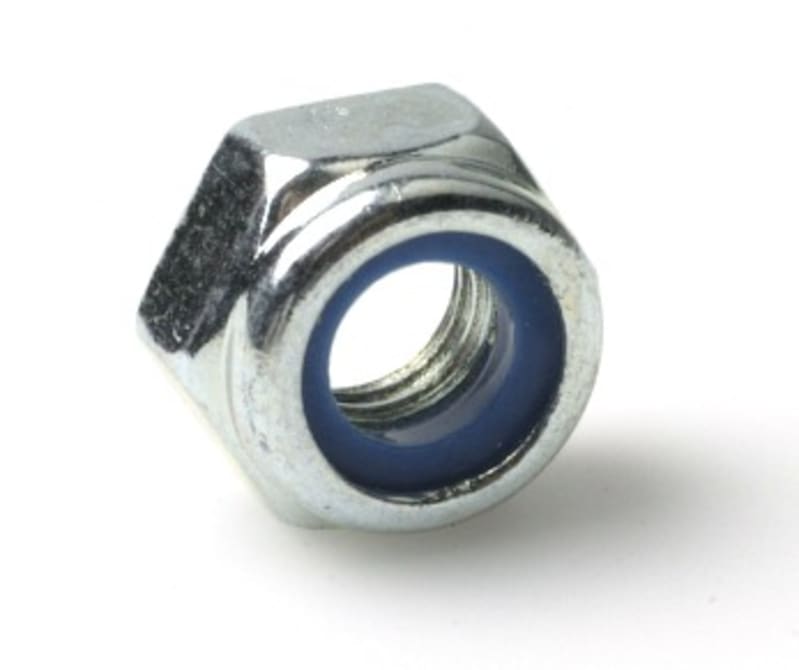 Arvid Nilsson 50405000 DIN 985 M5 Hex Nylon-Insert Lock Nut, Zinc-Plated