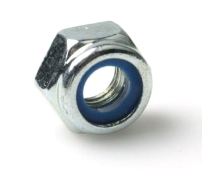 Arvid Nilsson 50405000 DIN 985 M5 Hex Nylon-Insert Lock Nut, Zinc-Plated