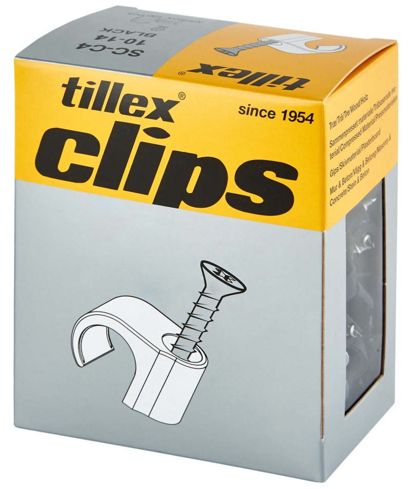 SC-C4 10-14 Black Clips (SC-C4 10-14 B PH2 5X33)