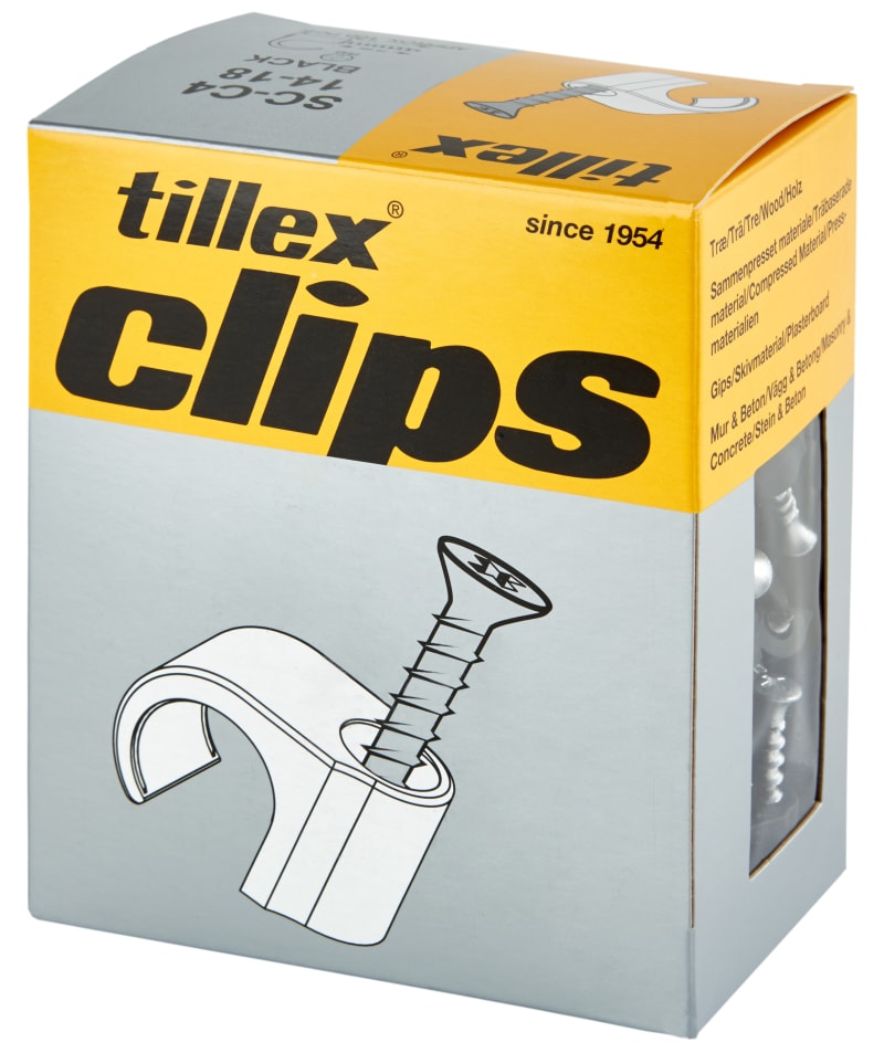 SC-C4 14-18 Black Clips (SC-C4 14-18 B PH2 5X40)