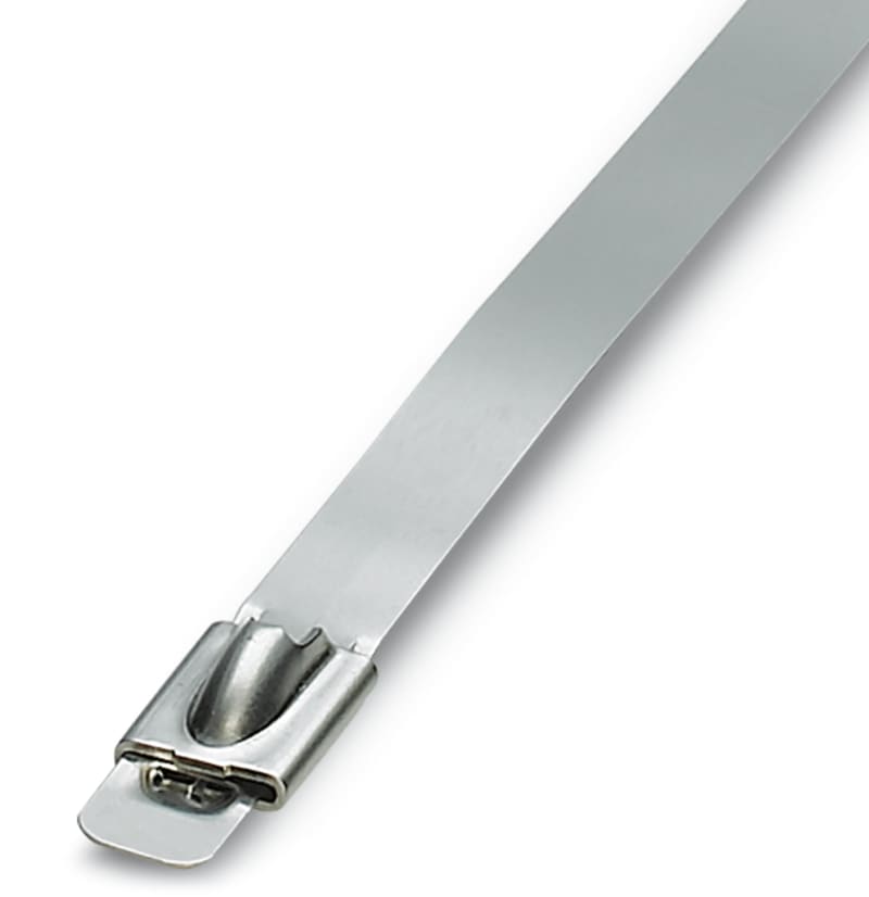 Phoenix Contact 1320204 Cable Tie, Stainless Steel AISI 316, 7.9 x 360 mm