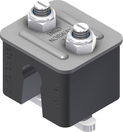 Øglænd System INKO-O Tube Clamp, ME6, Stainless Steel/PP