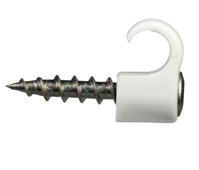 Screw Clip TCS-X-C3 Secor 8-12 White
