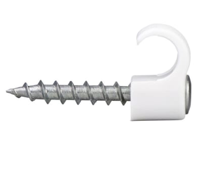 Screw Clip TCS-X-C3 Secor 10-14 White